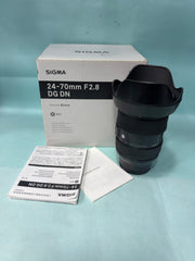 Sigma 24-70mm f/2.8 DG DN Art Lens | Professional Standard Zoom | Constant f/2.8 Aperture | Fast & Accurate Autofocus | Exceptional Sharpness | Perfect for Portraits, Weddings, Events & Videography | SK352