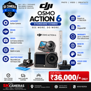 DJI Osmo Action 6 Standard Combo | Action Camera | AS01