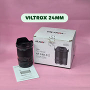 b) Viltrox AF 24mm F1.8 Z Full Frame Prime Lens for Nikon Z Mount Mirrorless Cameras | Ultra-Wide Aperture, STM Autofocus, Eye/Face Tracking, HD Nano Coating, Type-C Firmware Upgrade (Black) SK1002