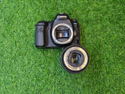 a) Canon EOS 6D Mark II DSLR Camera with 24-105mm Lens | 26.2MP Full-Frame Sensor | Dual Pixel Autofocus | Full HD Video | Versatile L-Series Zoom Kit | SK1055
