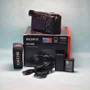 Pre-owned Sony Alpha A6400 + 16-50mm OSS lens AS85