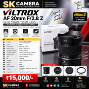 Pre-owned Viltrox AF 20mm F2.8 Z lens AS41