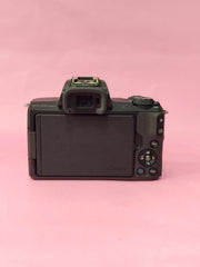b) Canon EOS M50 Mark ii Mirrorless Camera wifi model with 15-45mm lens SK1013