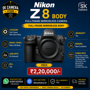 Nikon Z8 Mirrorless Camera Body for Sale | 45.7MP Full-Frame | SK478