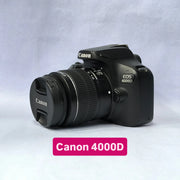 b) Canon EOS 4000D DSLR Camera with 18-55mm Lens | 18MP | Full HD Video | WiFi | SK1031
