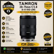 Tamron 28-75mm f/2.8 Di III RXD Lens for Sony E-Mount | Fast Standard Zoom | Full-Frame | SK436