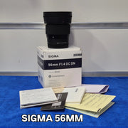 c) Sigma 56mm 1.4 APS-C Portrait Lens – Excellent Low Light Performance sk98