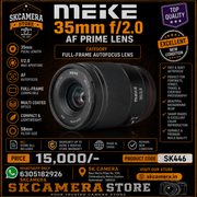 Meike 35mm f/2.0 AF Prime Lens | Full-Frame Autofocus Lens | SK446