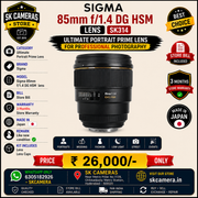 Sigma 85mm f/1.4 DG HSM Art Lens – Ultimate Portrait Prime SK314