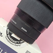 a) Sigma 56mm f/1.4 DC DN Lens | APS-C Portrait Prime | Fast f/1.4 (Code: AB43)