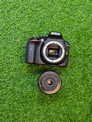 a) Nikon D5300 DSLR Camera with 18-55mm f/3.5-5.6 VR Lens | 24.2MP APS-C Sensor | Full HD Video | WiFi & GPS | Vari-Angle Screen | Beginner Friendly Photography Camera 📸🔥