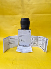 Panasonic Lumix 25mm F1.7 ASPH Prime lens SK311