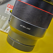 a) Samyang AF 85mm f/1.4 RF Lens for Canon RF Mount | Full-Frame Portrait Prime Lens