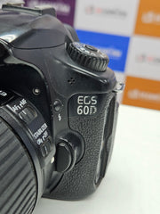 a) Canon EOS 60D DSLR Camera with 18-135mm IS Lens | 18MP APS-C | Full HD Video | Vari-Angle Screen | Semi-Professional DSLR