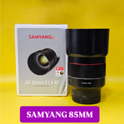 a) Samyang AF 85mm f/1.4 RF Lens for Canon RF Mount | Full-Frame Portrait Prime Lens