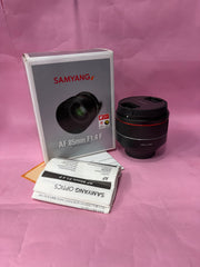 Samyang AF 85mm f/1.4 F Lens (Nikon F Mount) | Full-Frame Auto Focus Portrait Prime Lens SK359