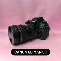 a) Canon EOS 6D Mark II with EF 24-105mm f/4L IS USM Lens | 26.2MP Full-Frame DSLR Camera | Premium L-Series Zoom Kit for Photography & Video | SK150