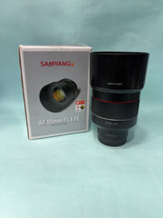 Samyang AF 85mm f/1.4 FE Lens | Sony E-Mount | Full-Frame Autofocus Portrait Prime Lens SK379