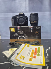 Nikon D3400 DSLR Camera with AF-P DX NIKKOR 18-55mm f/3.5-5.6G VR Lens | 24.2MP DX-Format DSLR | Ideal for Beginners, Travel, Portraits, Family Photography & Everyday Shooting | SK266