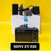 a) Sony ZV-E10 Mirrorless Camera with 16-50mm f/3.5-5.6 OSS Lens | 24.2MP APS-C | 4K Vlogging Camera