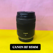 a) Canon RF 85mm f/2 Macro IS STM Lens | Portrait & Macro Prime Lens for Canon RF Mount Mirrorless Cameras | Beautiful Bokeh, Close-Up & Low-Light Photography | SK181