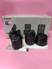 Canon EOS 200D Mark II DSLR Camera with Canon EF-S 18-55mm f/4-5.6 IS STM Lens | 24.1MP APS-C | 4K Video | Excellent Condition | SK464