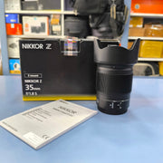 Nikon NIKKOR Z 35mm f/1.8 S Lens Full-Frame Wide-Angle Prime Lens for Nikon Z Mirrorless Cameras SK260