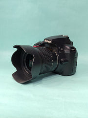 b) Nikon D3400 DSLR + AF-P 18-55mm VR Lens Kit | SK1012