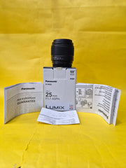Panasonic Lumix 25mm F1.7 ASPH Prime lens SK311