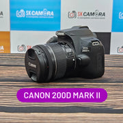 a) Canon EOS 200D Mark II DSLR Camera with 18-55mm f/4-5.6 IS STM Lens | 24.1MP APS-C | Dual Pixel Autofocus | 4K Video | Lightweight Vlogging & Photography Camera 📸🔥