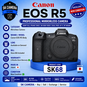 Pre-owned Canon EOS R5 Mirrorless Camera Body (A Grade)