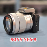c) Sony NEX-5 with 18-55mm OSS Lens – Compact Mirrorless Camera