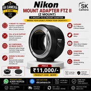Nikon Mount Adapter FTZ II (Z Mount) | F-Mount to Z-Mount Adapter | SK399