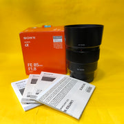 Sony FE 85mm F1.8 Lens | Full-Frame Portrait Prime Lens for Sony E-Mount Cameras, Weddings, Fashion, Street Photography & Cinematic Video | SK252