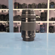 Pre-owned Canon EF 75-300mm 1:4-5.6 III zoom lens AS62