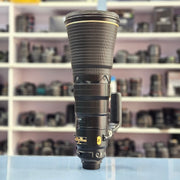 a) Nikon AF-S NIKKOR 600mm f/4E FL ED VR Lens | Super Telephoto Prime | Wildlife & Sports (Nikon F-Mount)