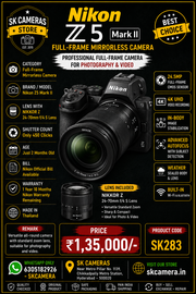 Nikon Z5 II with NIKKOR Z 24-70mm f/4 S Lens | Full-Frame Mirrorless Camera with Premium S-Line Lens SK283