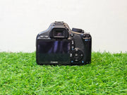 a) Canon EOS 550D DSLR with 18-55mm IS II Lens | 18MP APS-C | Full HD Video | Beginner Camera