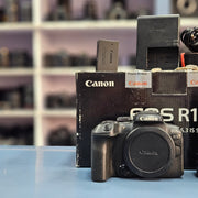 a) Canon EOS R10 Mirrorless Camera with RF-S 18-150mm IS STM Lens | 24.2MP APS-C | 4K Video | Fast Hybrid Autofocus | Compact All-Rounder | SK1046