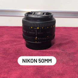 a) Nikon AF Nikkor 50mm f/1.8D Lens | Fast Standard Prime Lens for Nikon DSLR | Sharp Portrait & Low-Light Lens | Compact 50mm Prime Lens