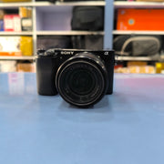 Sony A6000 with 18-55mm OSS Lens | 24.3MP Mirrorless Camera Kit for Photography, Travel, Vlogging & Full HD Video Recording | SK202