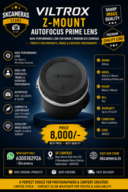 Viltrox Z-Mount Autofocus Prime Lens | High-Performance Lens for Nikon Z Mirrorless Cameras, Portraits, Travel & Everyday Photography | SK242
