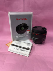 Samyang AF 85mm f/1.4 F Lens (Nikon F Mount) | Full-Frame Auto Focus Portrait Prime Lens SK359