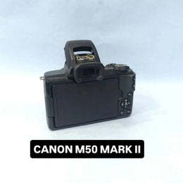 a) Canon EOS M50 Mark II with 15-45mm Lens | 24.1MP Mirrorless Camera | 4K Video & Vlogging Camera | Compact Creator Kit