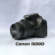 b) Canon EOS 1500D DSLR Camera with 18-55mm IS II Lens | 24.1MP | Full HD Video | WiFi | AB04