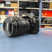 a) Nikon D750 with 24-120mm f/4G ED VR Lens | 24.3MP Full-Frame DSLR Camera Kit | Professional Photo & Video Setup | SK156