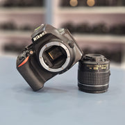 b) Nikon D3500 + 18-55mm Kit Lens | Beginner Friendly DSLR | Lightweight & Powerful | SK251