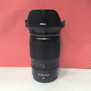 a) Nikon NIKKOR Z 24-200mm f/4-6.3 VR Lens | All-in-One Full-Frame Zoom Lens for Nikon Z Mirrorless Cameras | Travel, Wildlife, Portrait & Everyday Photography Lens | SK183