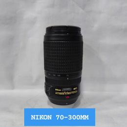 a) Nikon AF-S DX NIKKOR 70-300mm f/4.5-5.6G ED VR Lens | Telephoto Zoom Lens for Nikon DX DSLR Cameras | Wildlife, Sports & Long-Range Photography | SK177
