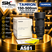 Demo unit Tamron 150-500mm F/5-6.7 Di III VC VXD lens AS81